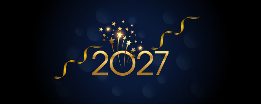 Happy New Year 2027 Background