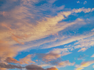 Obraz premium sky and clouds.sunset clouds background