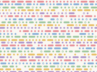 Morse Code Style Pattern Geometric Modern Design © iushakovsky