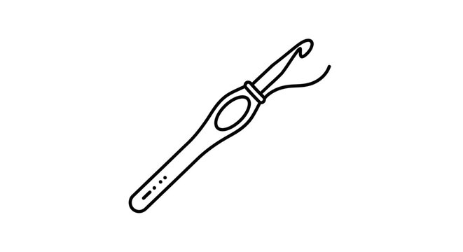 Professional Metal Crochet Hook with Yarn for Handicraft