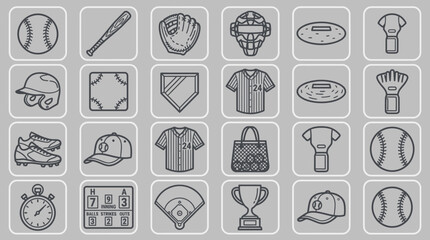 Fototapeta premium An educational illustration depicts various school supplies and objects in a classroom setting with students learning.