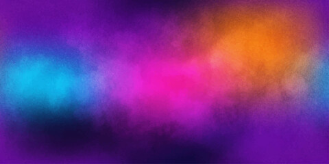 A vibrant abstract background features a mesmerizing blend of swirling colors, including electric blue, hot pink, and sunset orange, against a deep purple canvas. © Artova LaLa