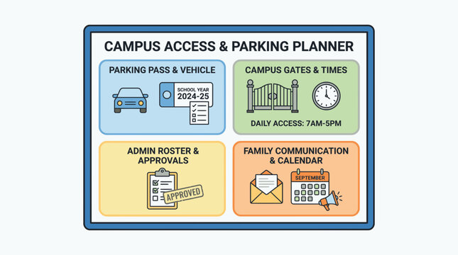 Back-To-School Campus Access and Parking Planner
