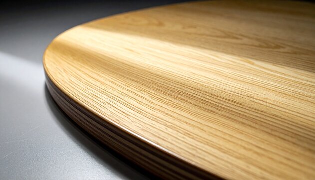 Close up of a wooden cutting board surface texture.