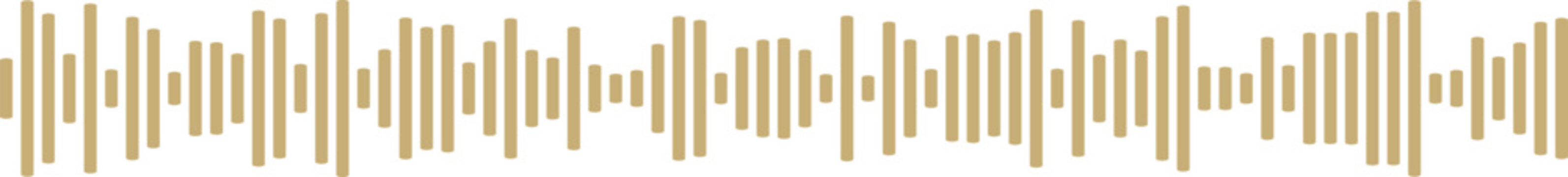 Abstract sound wave or equalizer effect with yellow bars on checkered background.