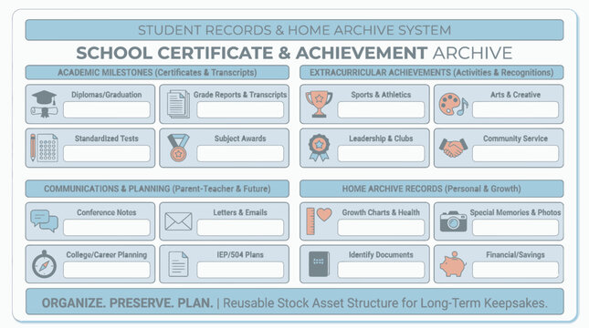 Back-To-School Student Records and Achievement Archive System