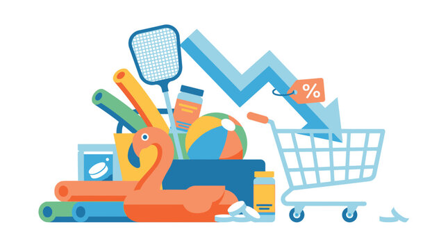 End of Summer Retail Clearance Pool Supplies