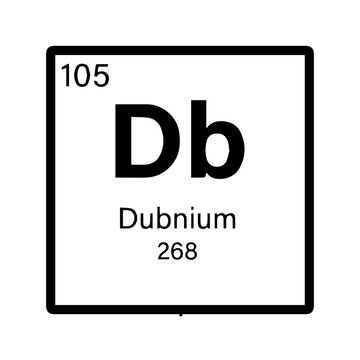 Dubnium Element Symbol