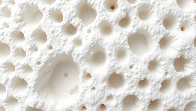 Abstract white volcanic foam texture