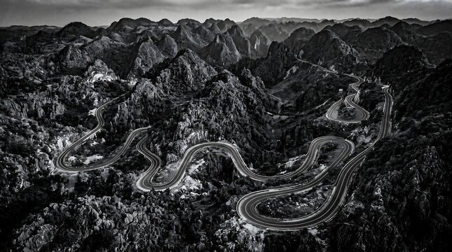 road in montain