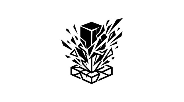Abstract Geometric Explosion Icon