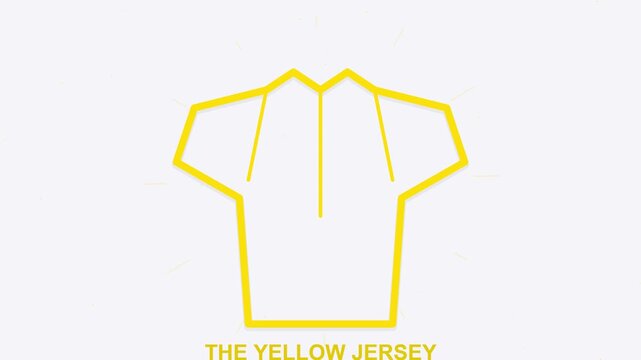 Cycling action with yellow jersey, cycling competition, sports