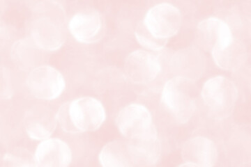 Soft pastel pink rose gold bokeh romance sweet background. love, valentine, new year, Christmas, wedding, anniversary and celebration backgrounds concepts. © Maliflower73