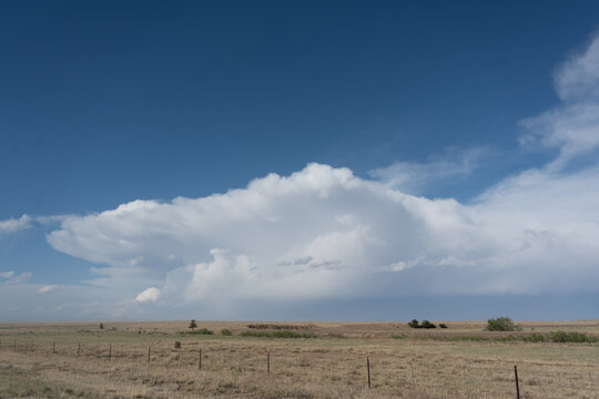 Supercell Thunderstorm Over the Colorado Plains