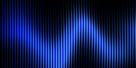A striking abstract image featuring a blue light pattern against a black backdrop, ideal for conveying a sense of modernity, technology, and futuristic innovation. © Rafi