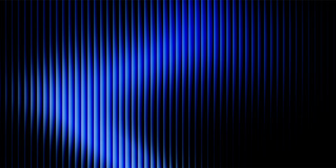 A striking abstract image featuring a blue light pattern against a black backdrop, ideal for conveying a sense of modernity, technology, and futuristic innovation. © Rafi