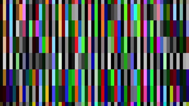 interlocking colored geometric shapes changing abstract motion background, mosaic pattern, commonly used for digital signage, VJ loops, and web design textures