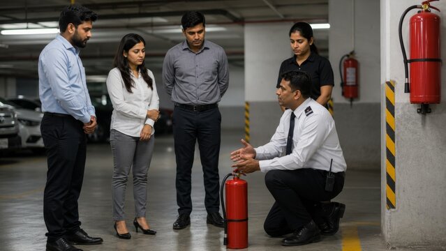 Fire safety training