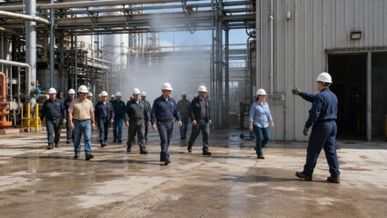 Fototapeta premium Fire safety training