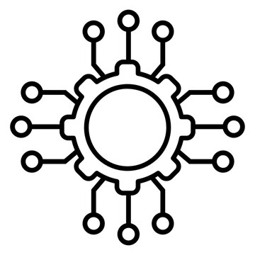 API icon vector. Application programming interface illustration sign. Software integration symbol. Developer connection logo or mark.