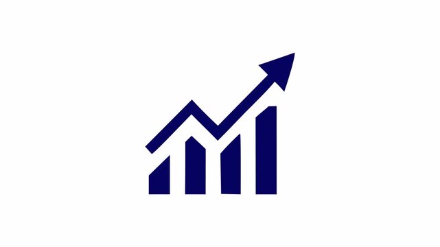 Simple Business Icons Animation Set with 6 Different Flat Icons
