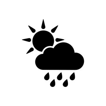 Sunshower Weather Harmony Balance Icon