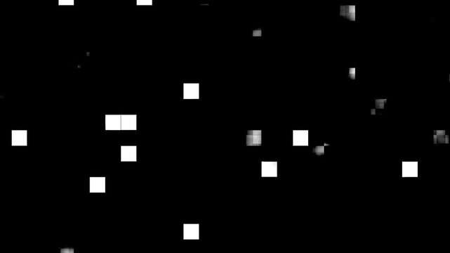 Black and White Blocks fading Background