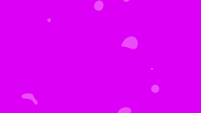 Animated pink organic blob shapes moving smoothly on screen.