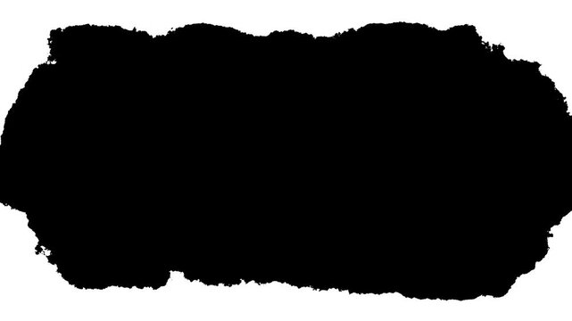Black ink cloud spreading on white background abstract smoke effect dark bloom transition overlay video. fire smoke smooth animated.