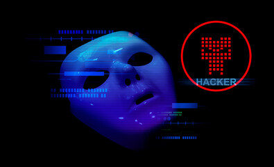 Data breach , system hack warning , security awareness © janews094
