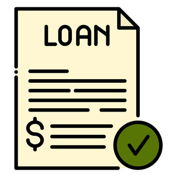 Approved Loan Document with Verified Checkmark