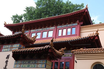 Fototapeta premium china town, city of amsterdam, holland, netherlands
