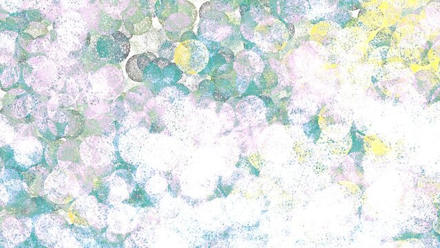 sparkling floating polka dot pattern, bubbly watercolor polka dot pattern, round pattern resembling soap bubbles