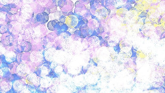 sparkling floating polka dot pattern, bubbly watercolor polka dot pattern, round pattern resembling soap bubbles