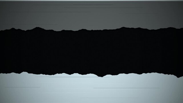 Abstract gradient texture with torn paper effect and horizontal lines