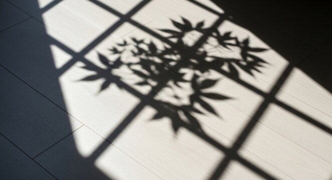 Sun-Dappled Geometry: A Shadow Garden's Dance