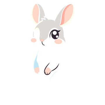 Cute Jerboa Cartoon Mascot