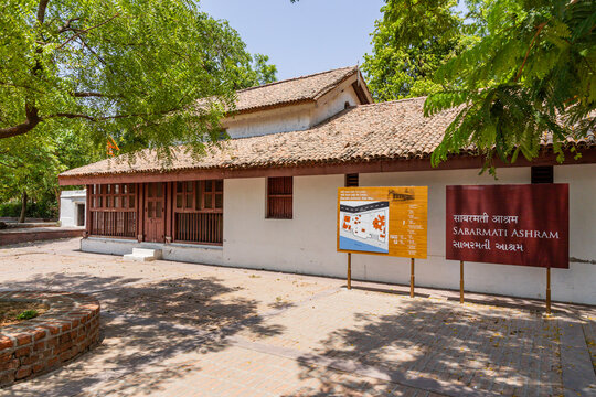 Various views of the Sabarmati Ashram