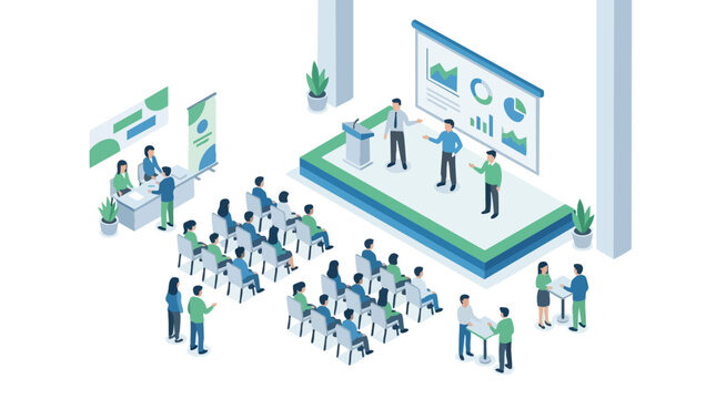Isometric Startup Accelerator Presentation
