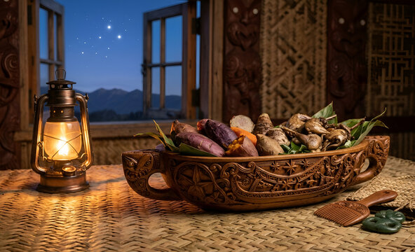Gazing at Matariki: Dawn of a New Beginning (Perfect for highlighting the Pleiades star cluster and Maori New Year themes).