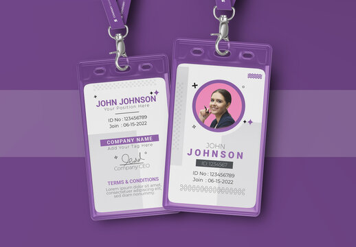 Employee ID Card Design For Your Company