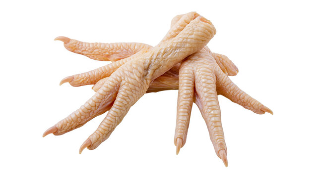 Raw Chicken Feet with Claws
