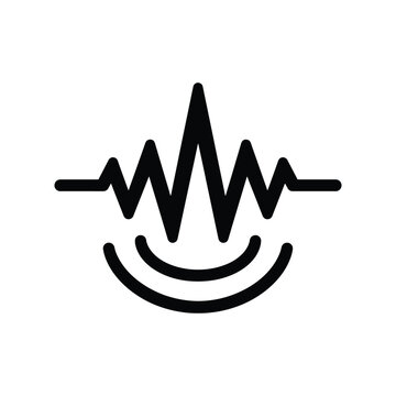 Richter Scale Symbol Solid Silhouette Icon Design Collection
