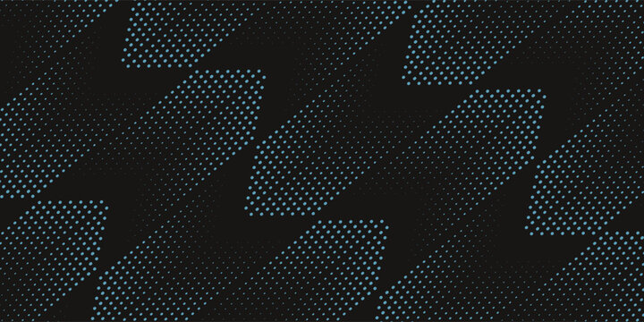 Seamless halftone hexagon shape dot pattern vector, Geometric Halftone Abstract pattern for Fabric and textile printing, sport jersey texture, wrapping paper, backdrops and packaging