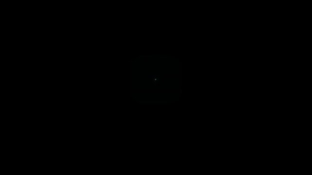 Glowing Cyan Neon Badge 'NYE 2027' with Continuous Loop on Transparent Alpha Channel, Great for Social Media Promo Videos