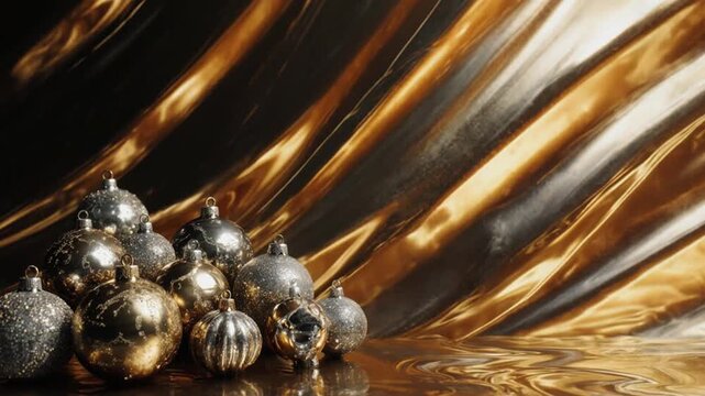 Luxury Christmas Holiday Background for Social Media Banner