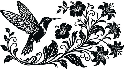 Fototapeta premium seamless pattern with flowers