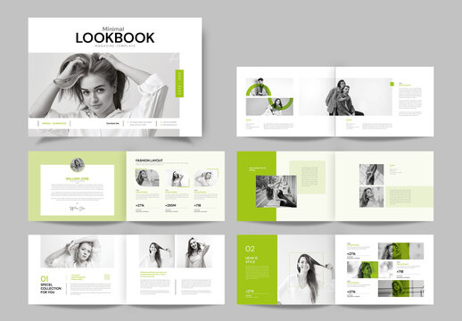 Minimal Lookbook Magazine Template