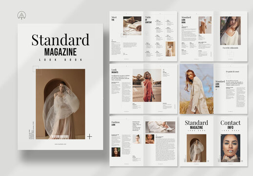 Standard Look Magazine Layout.