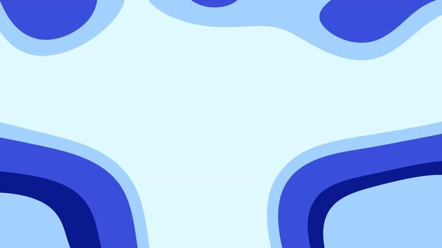 Cobalt blue background with blue fluid gradient and liquid mesh loop seamless motion gradient